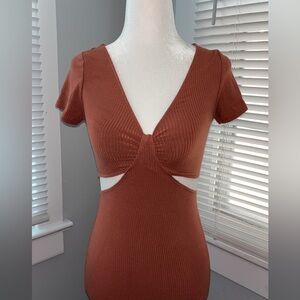 Abercrombie & Fitch Ribbed Mini Dress